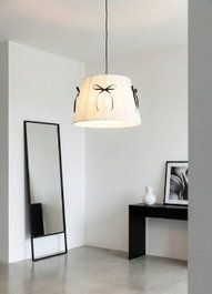 Opviq Lámpara de Araña de Seda Otomana Crema
